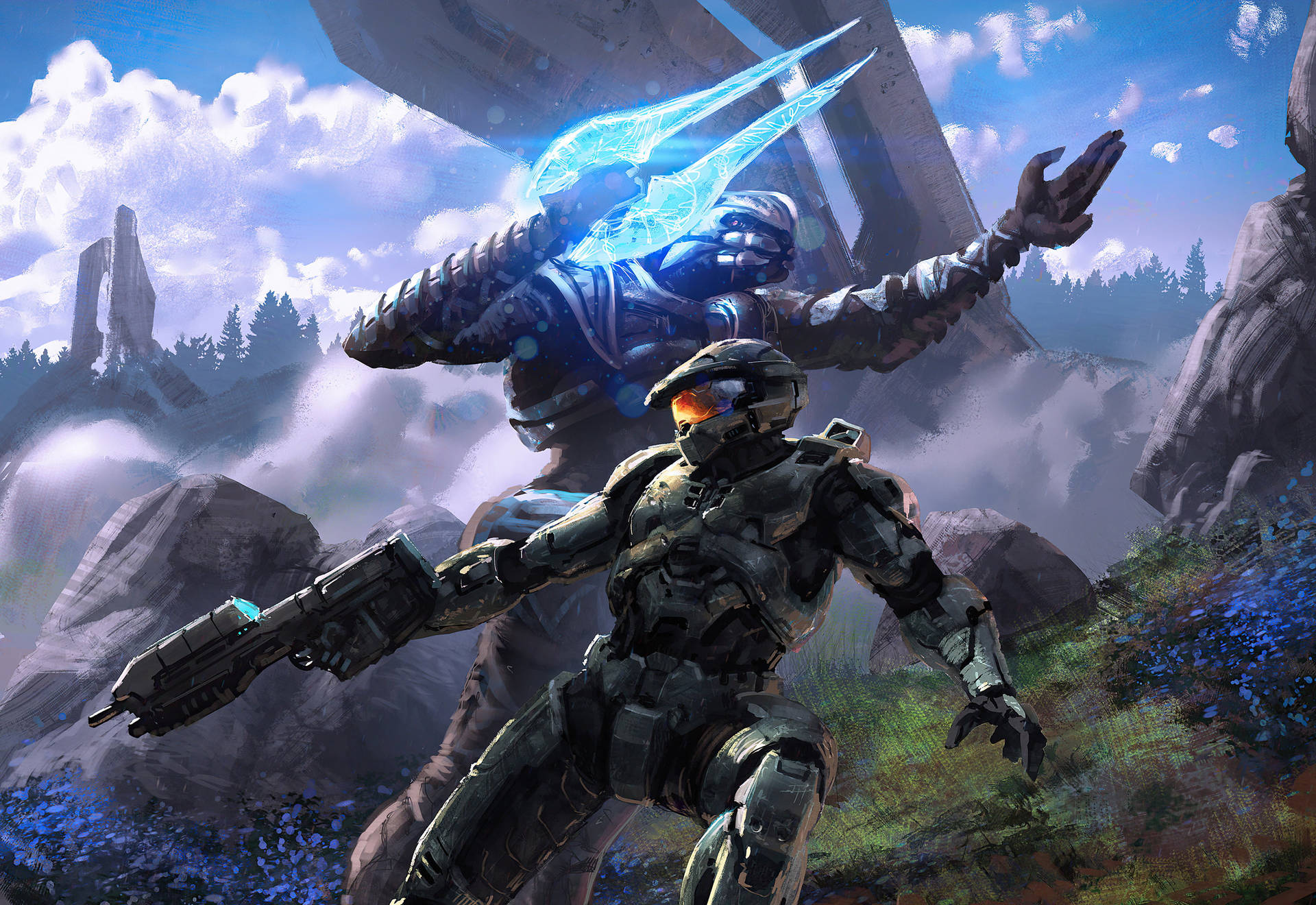 Best 3d Gaming Halo Game Series Background