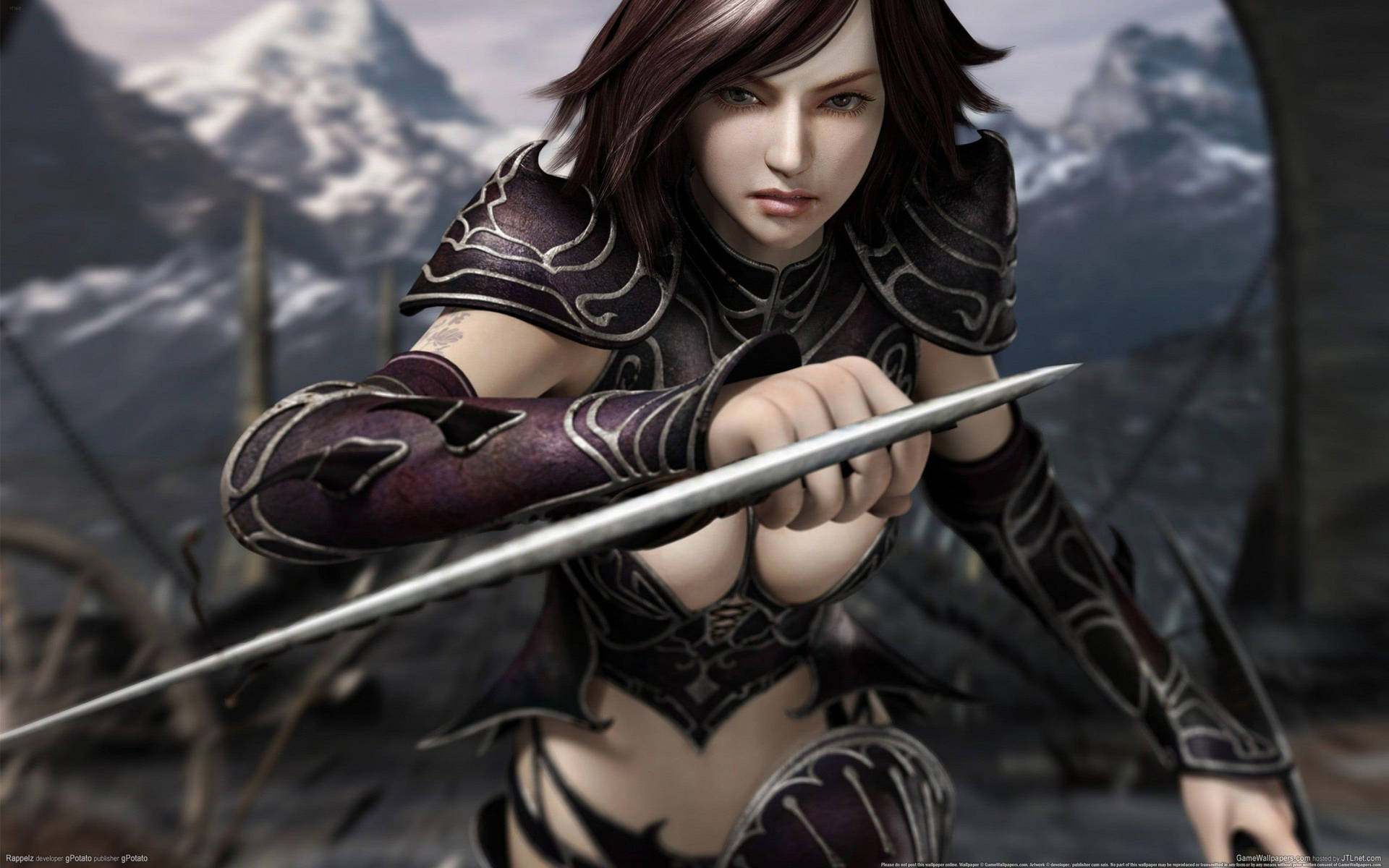 Best 3d Gaming Rappelz Girl Character Background