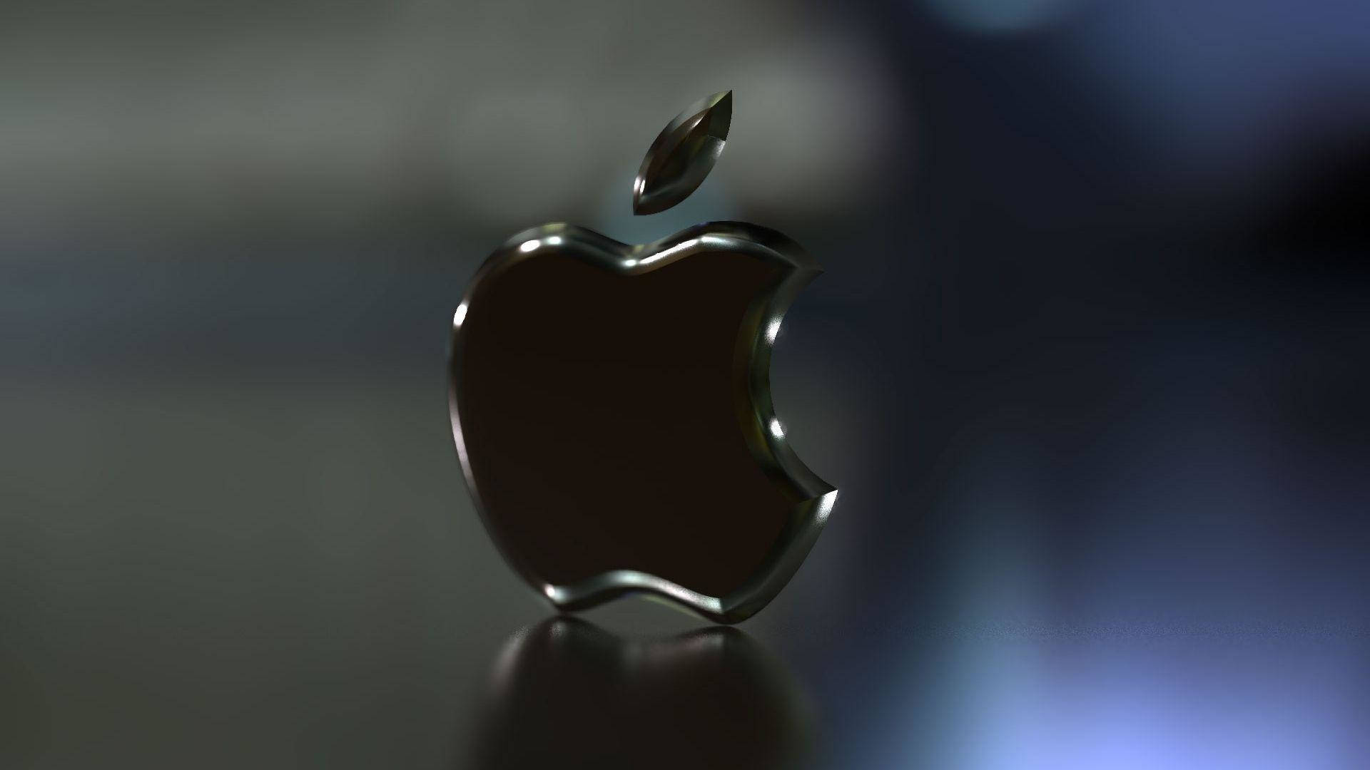 Best 3d Hd Apple Logo Background