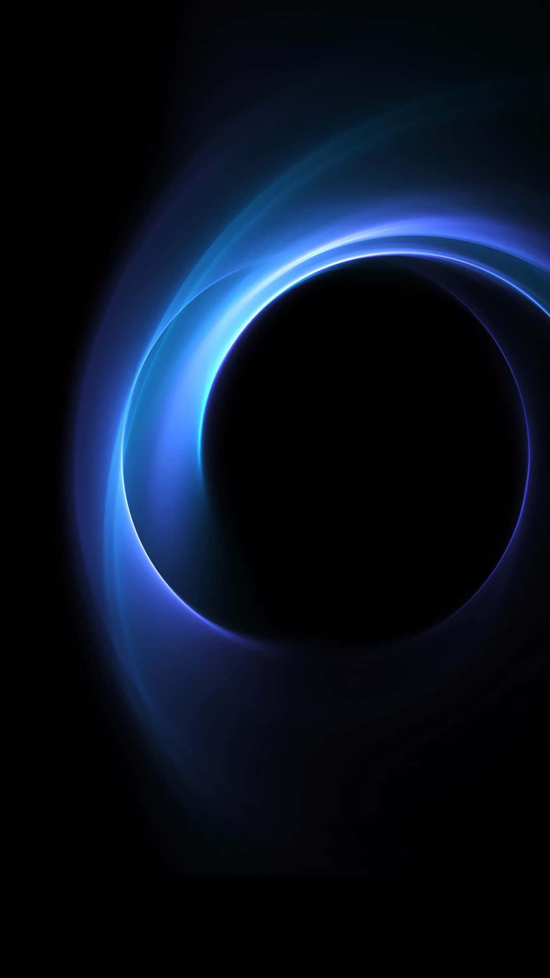 Best Amoled Blue Spiral Background