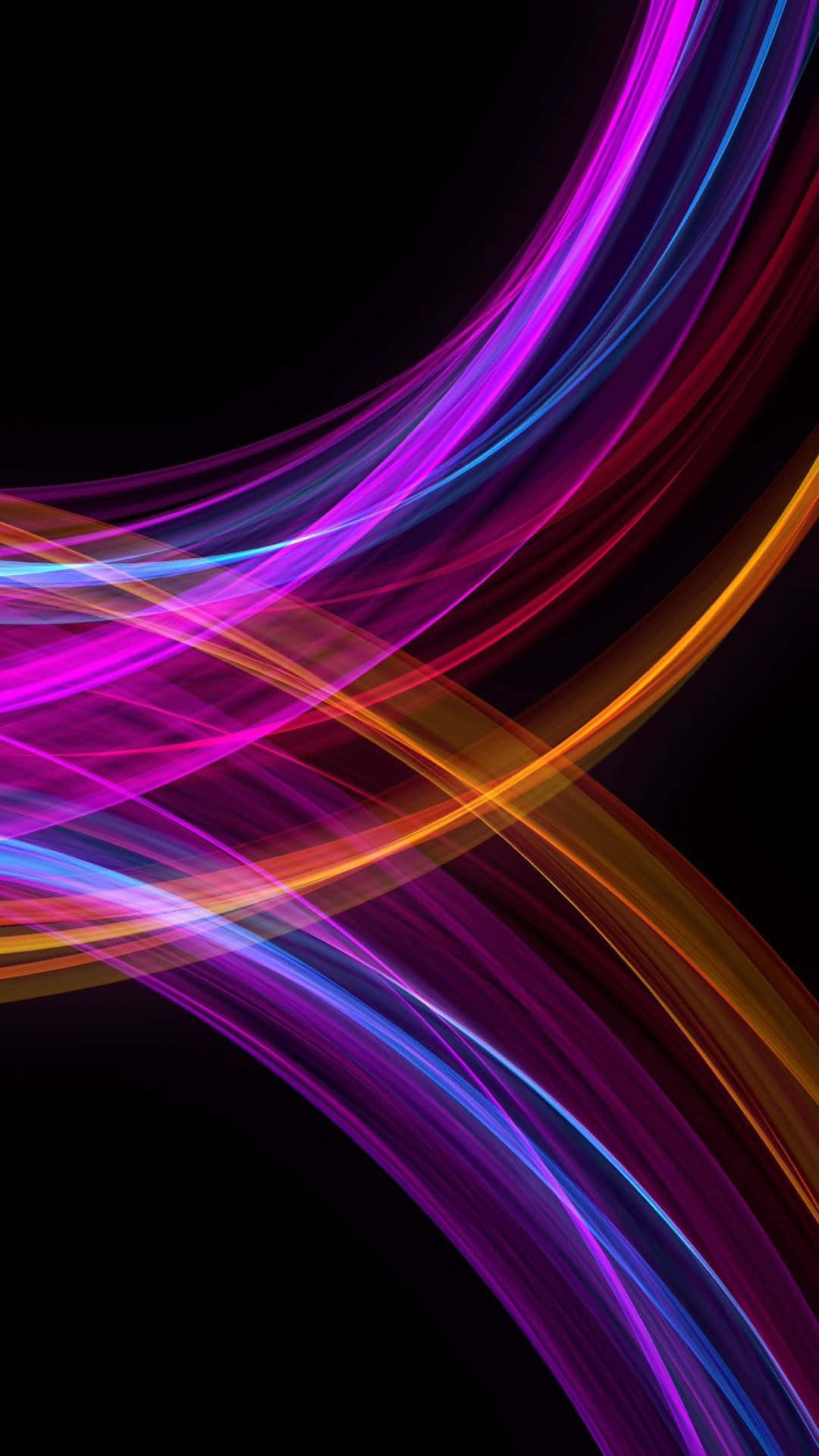 Best Amoled Multicolored Rays Background