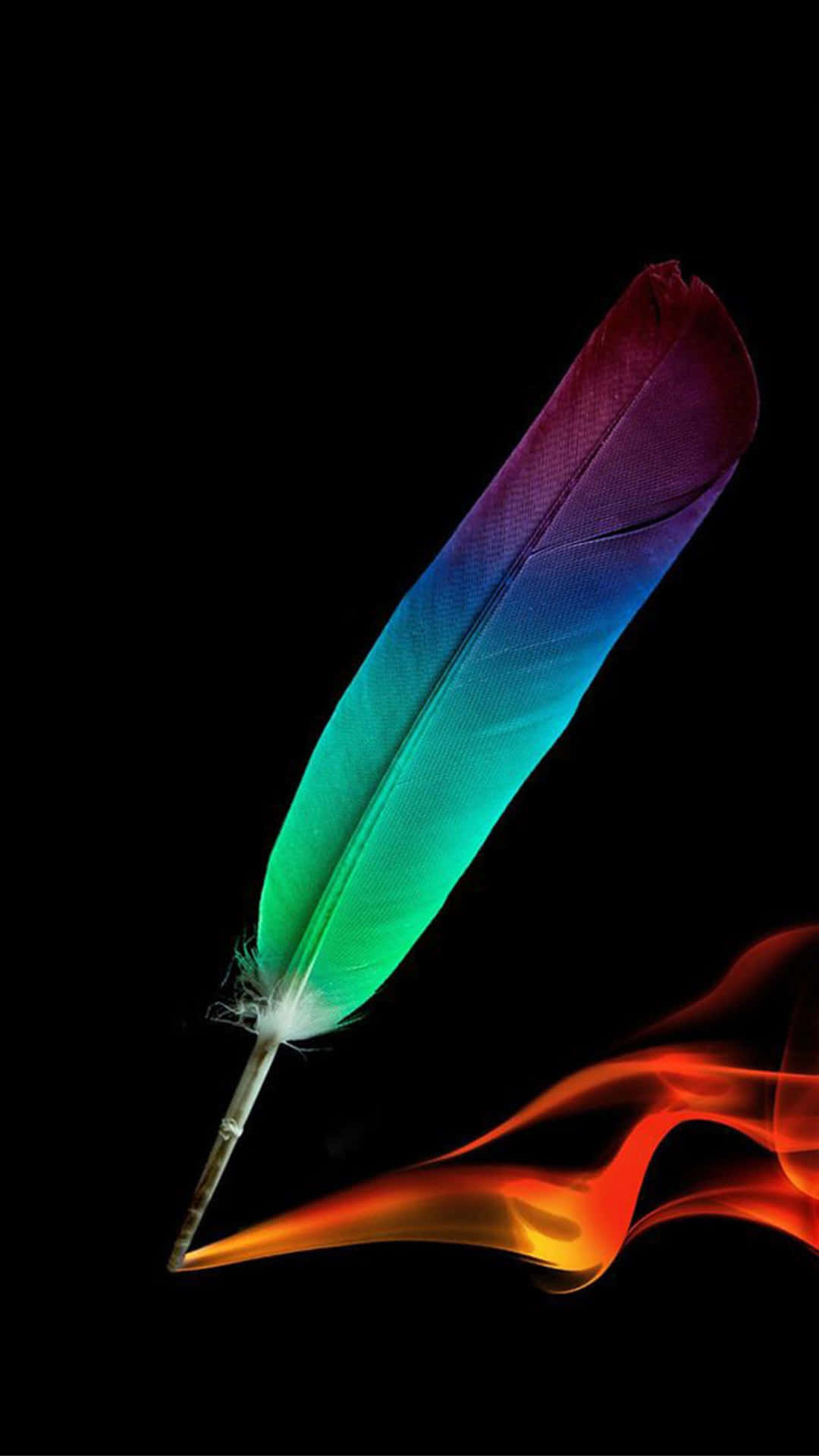 Best Amoled Rainbow Feather