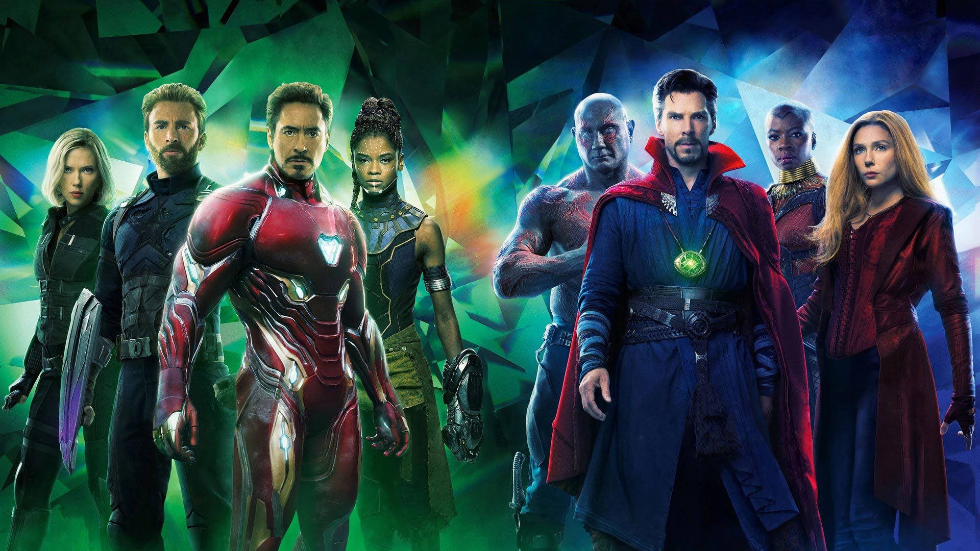 Best Avengers In Diamond Background Background