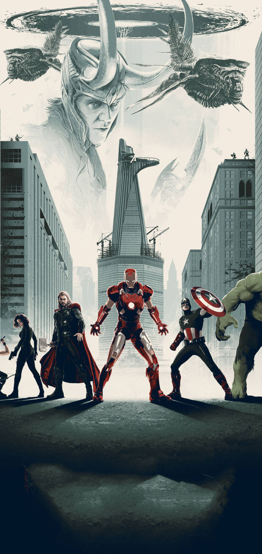 Best Avengers With Loki Background