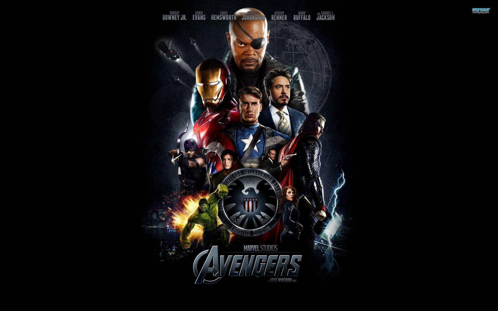 Best Avengers With Nick Fury Background