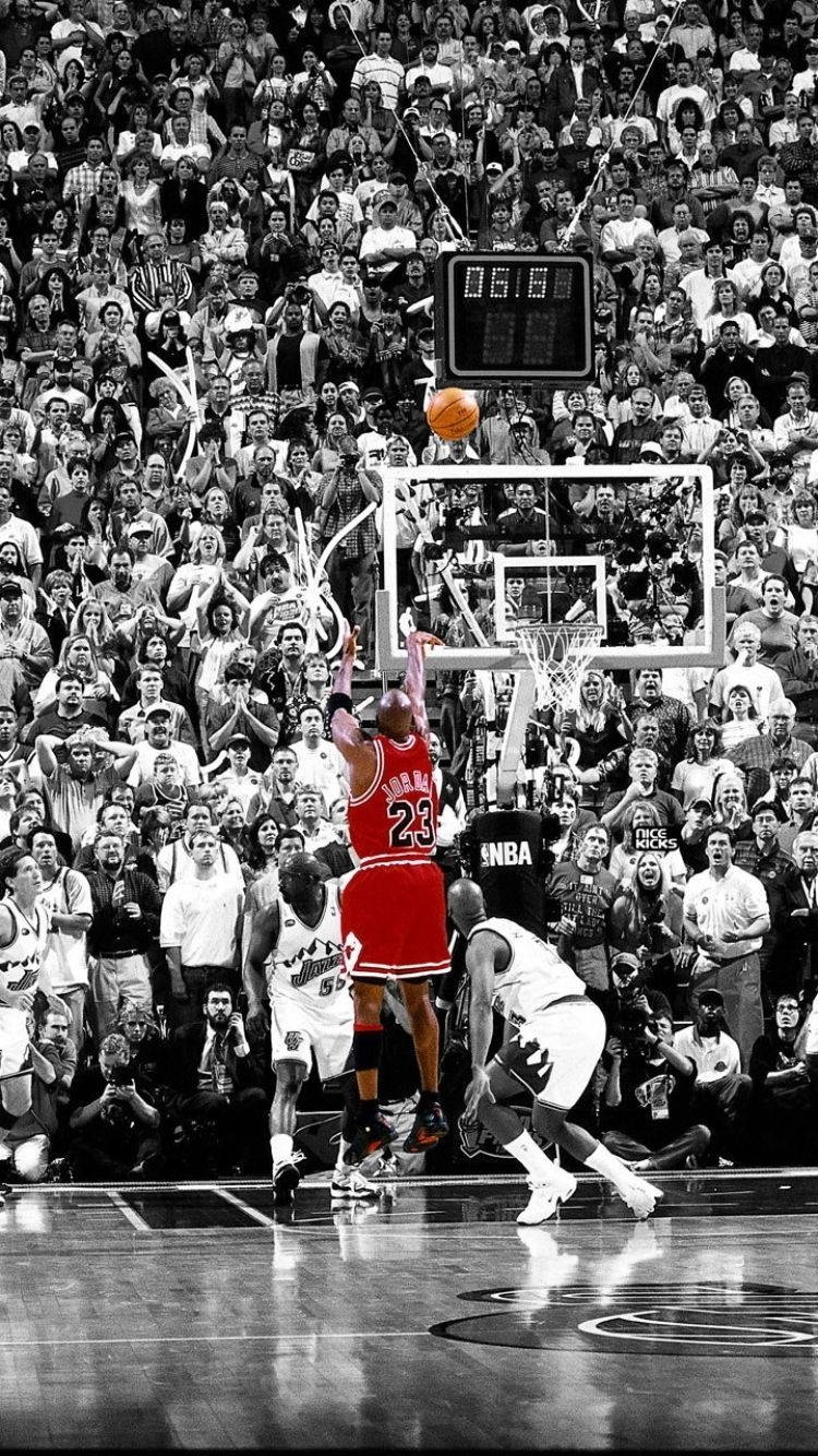 Best Basketball Michael Jordan Last Shot Background