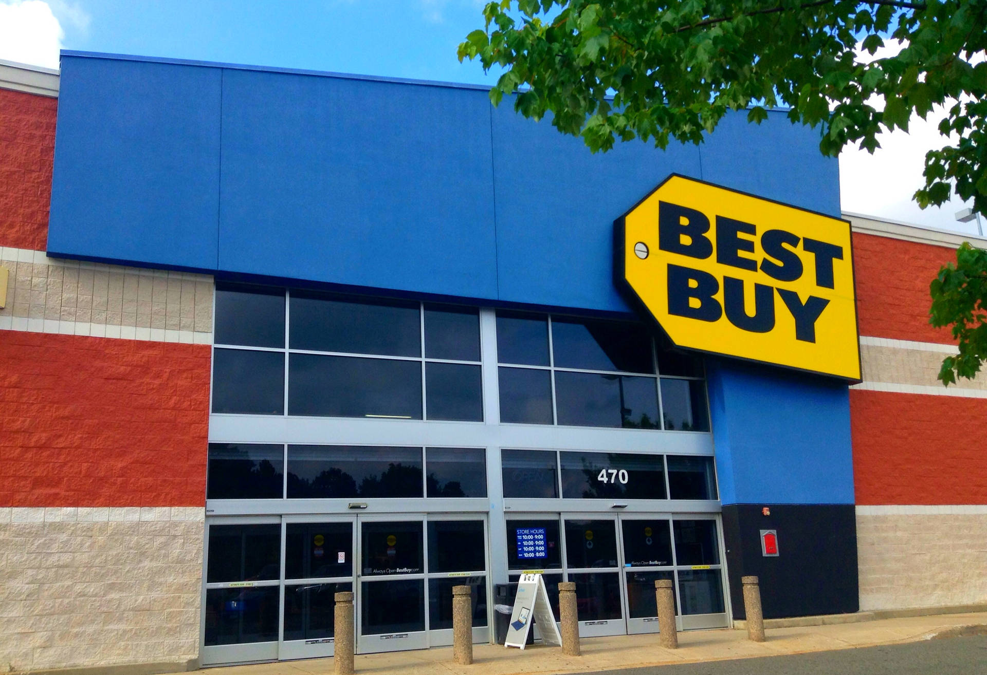 Best Buy Clean Frontage Background