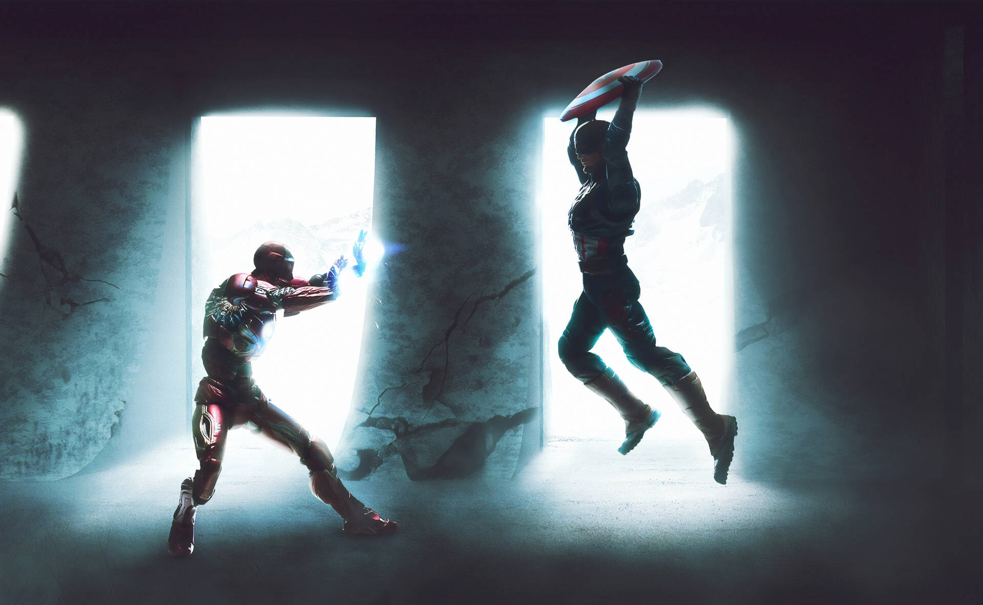 Best Captain America Fight Background