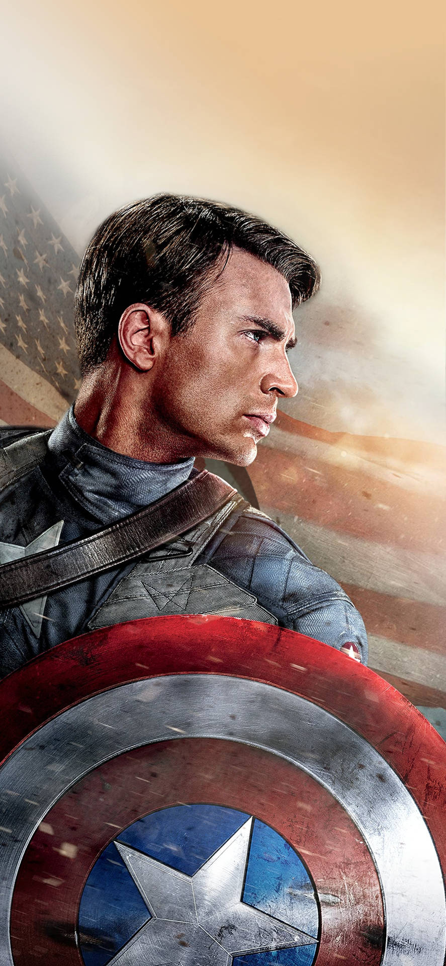 Best Captain America Iphone Lock Screen Background