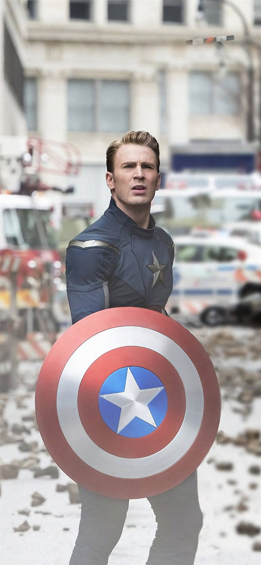 Best Captain America With Shield Background