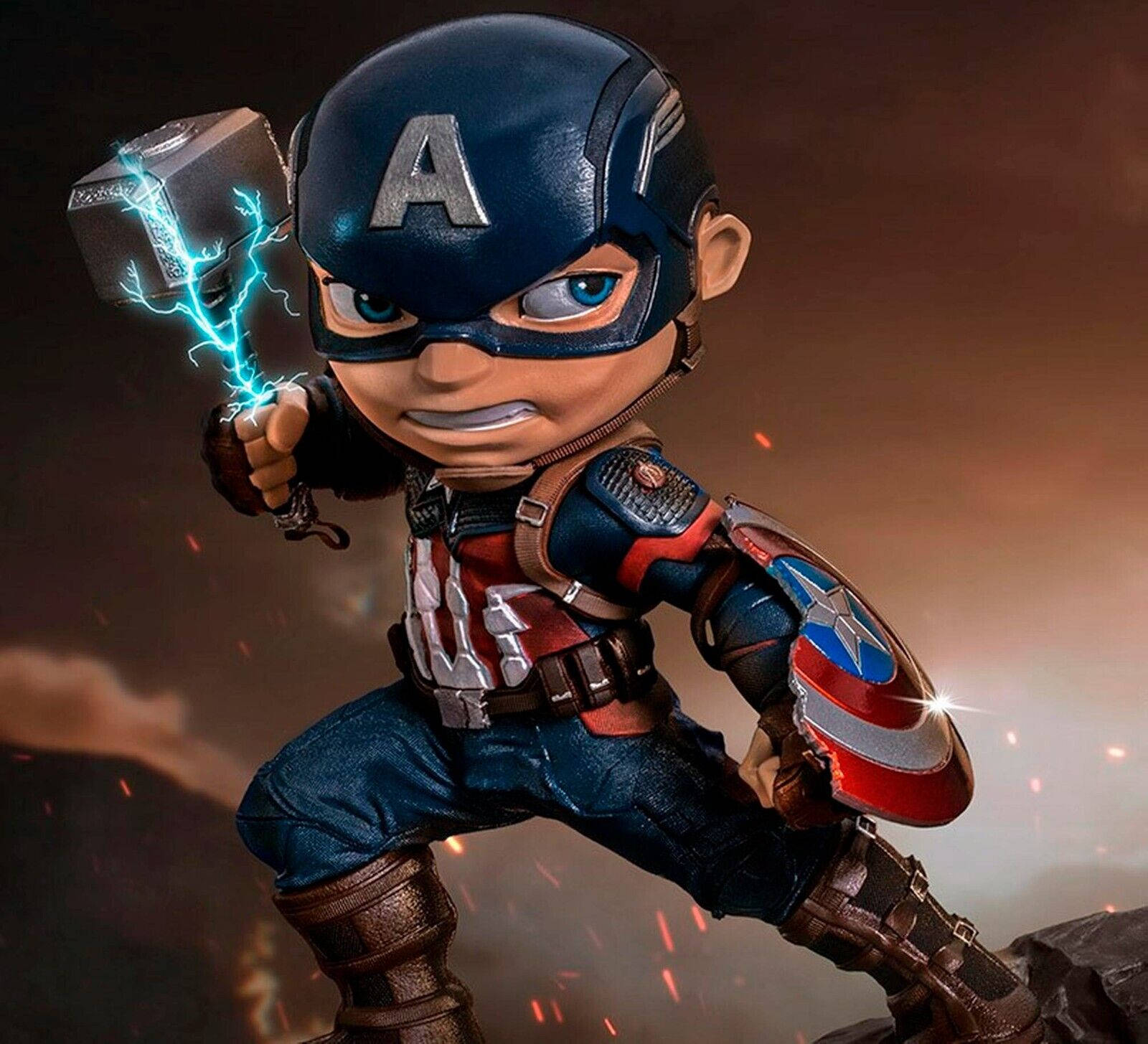 Best Cartoon Art Captain America Background