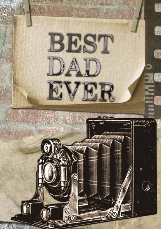 Best Dad Ever Poster Background