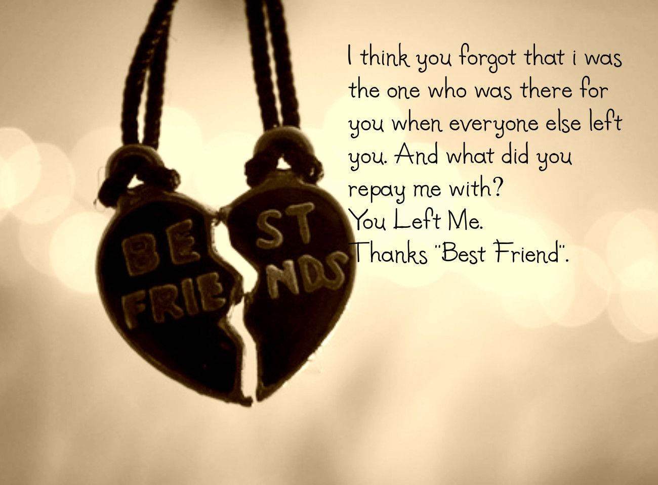 Best Friend Break Up Letter Background