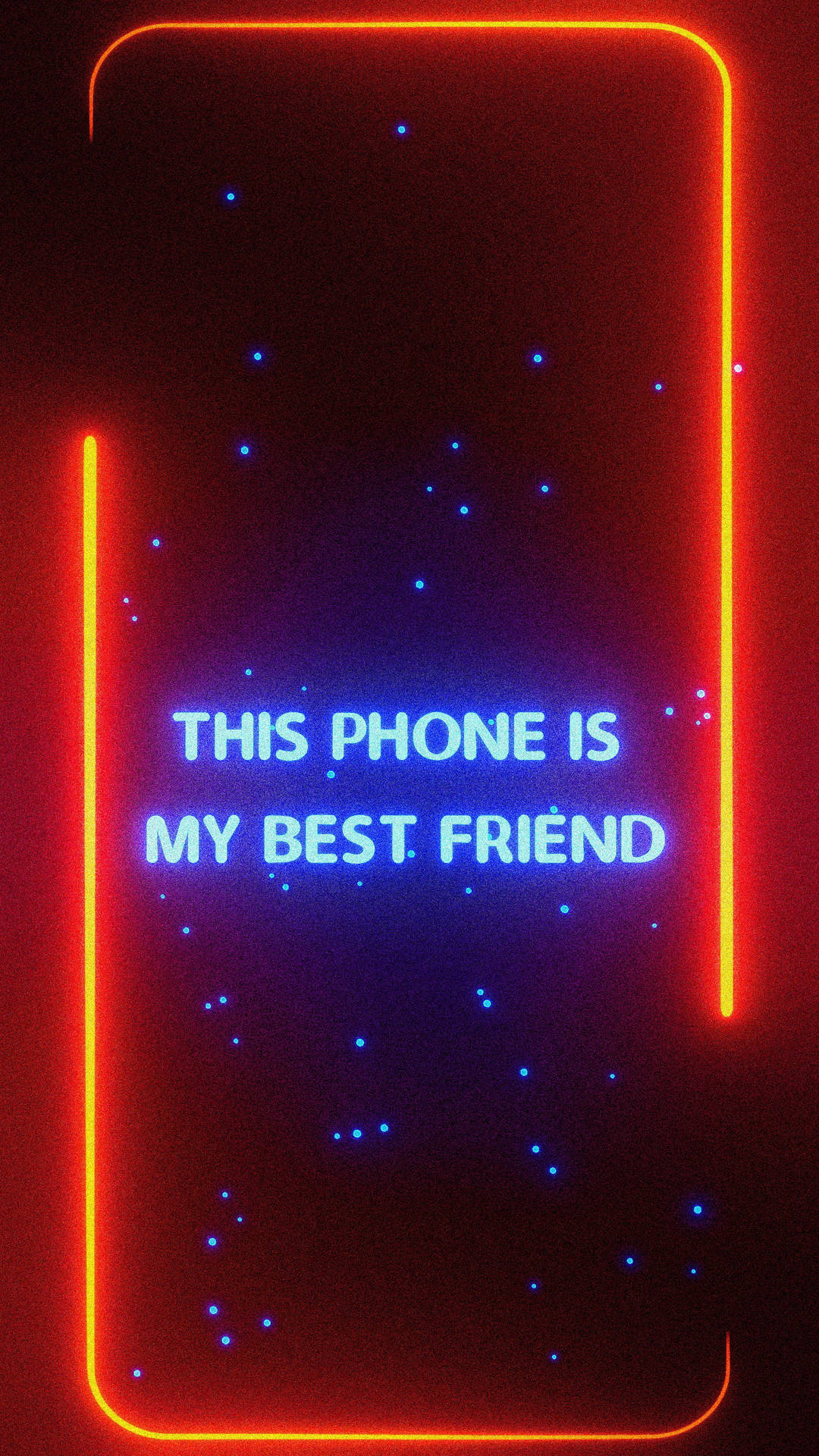 Best Friend Neon Aesthetic Iphone
