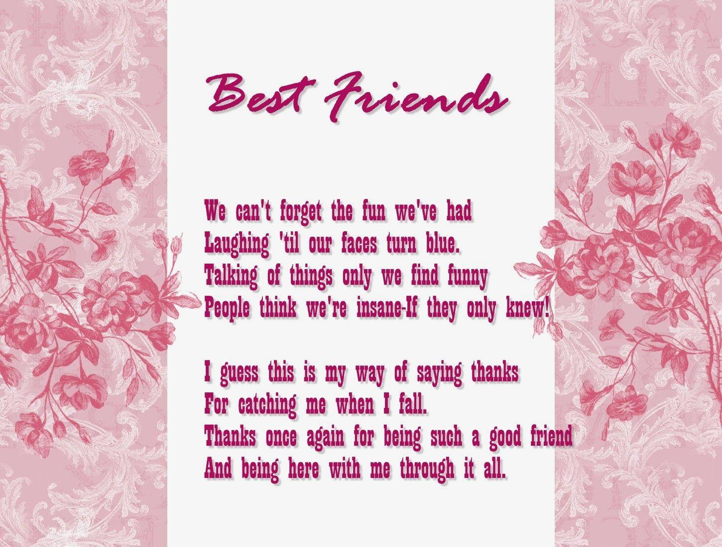 Best Friend Quotes Poem Background