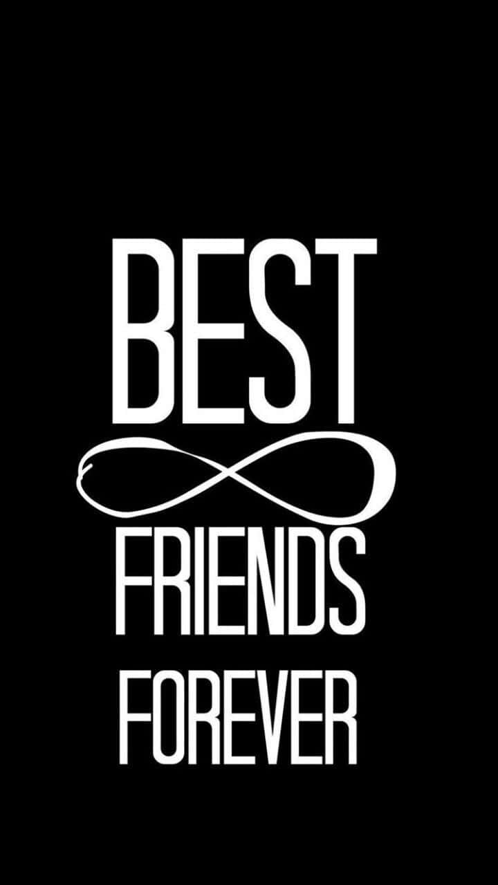 Best Friends Forever Iphone Black Infinity Background