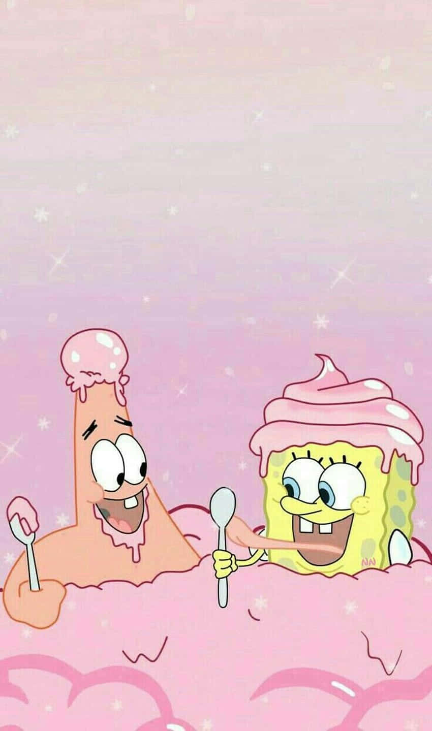 Best Friends Forever Iphone Spongebob And Patrick Background