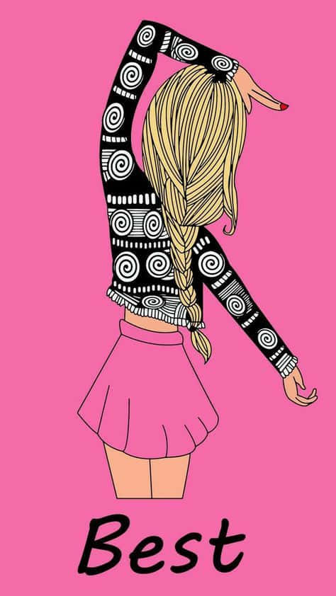 Best Friends Forever: The Perfect Phone For You And Your Bff Background