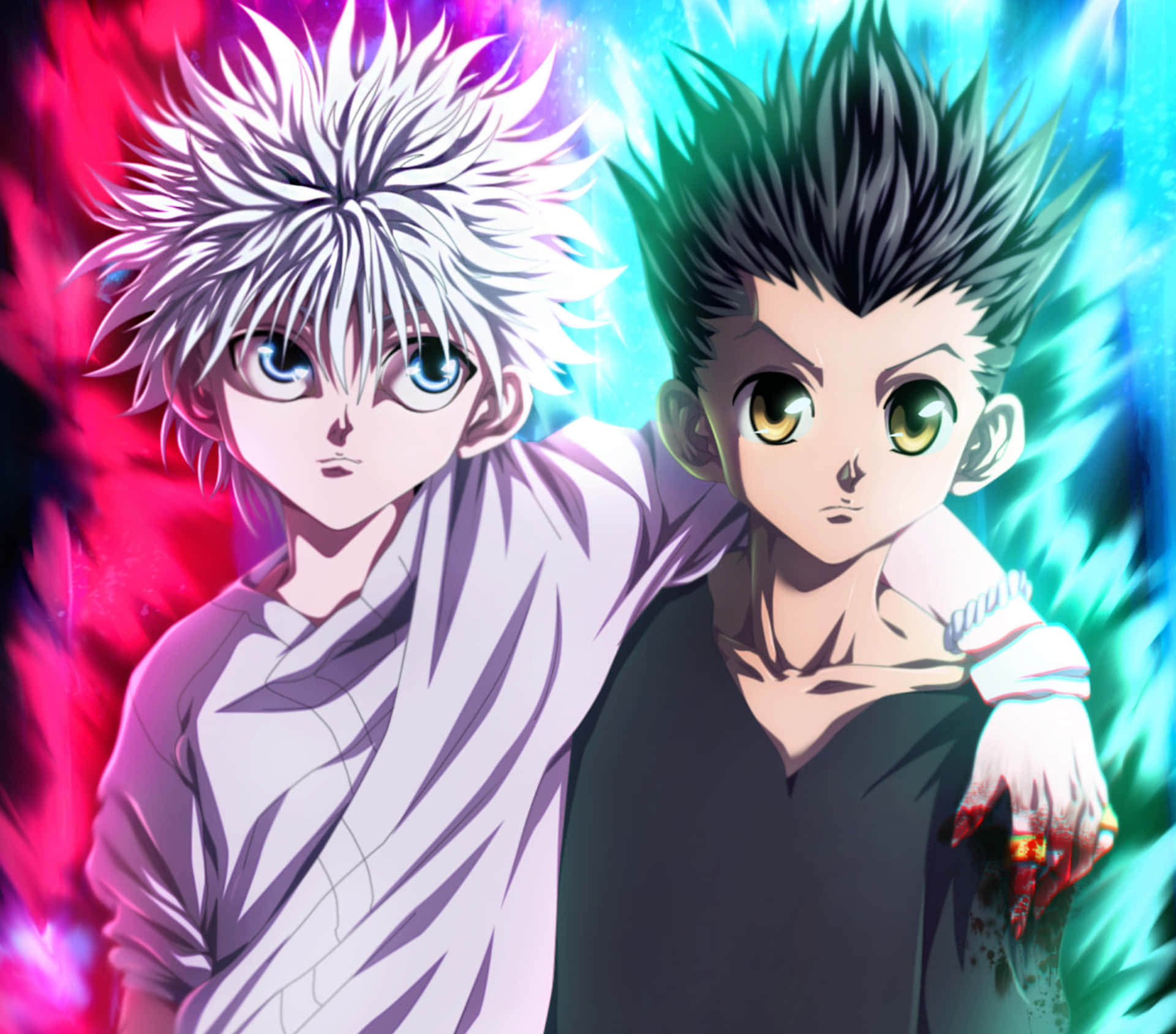 Best Friends Gon And Killua Background