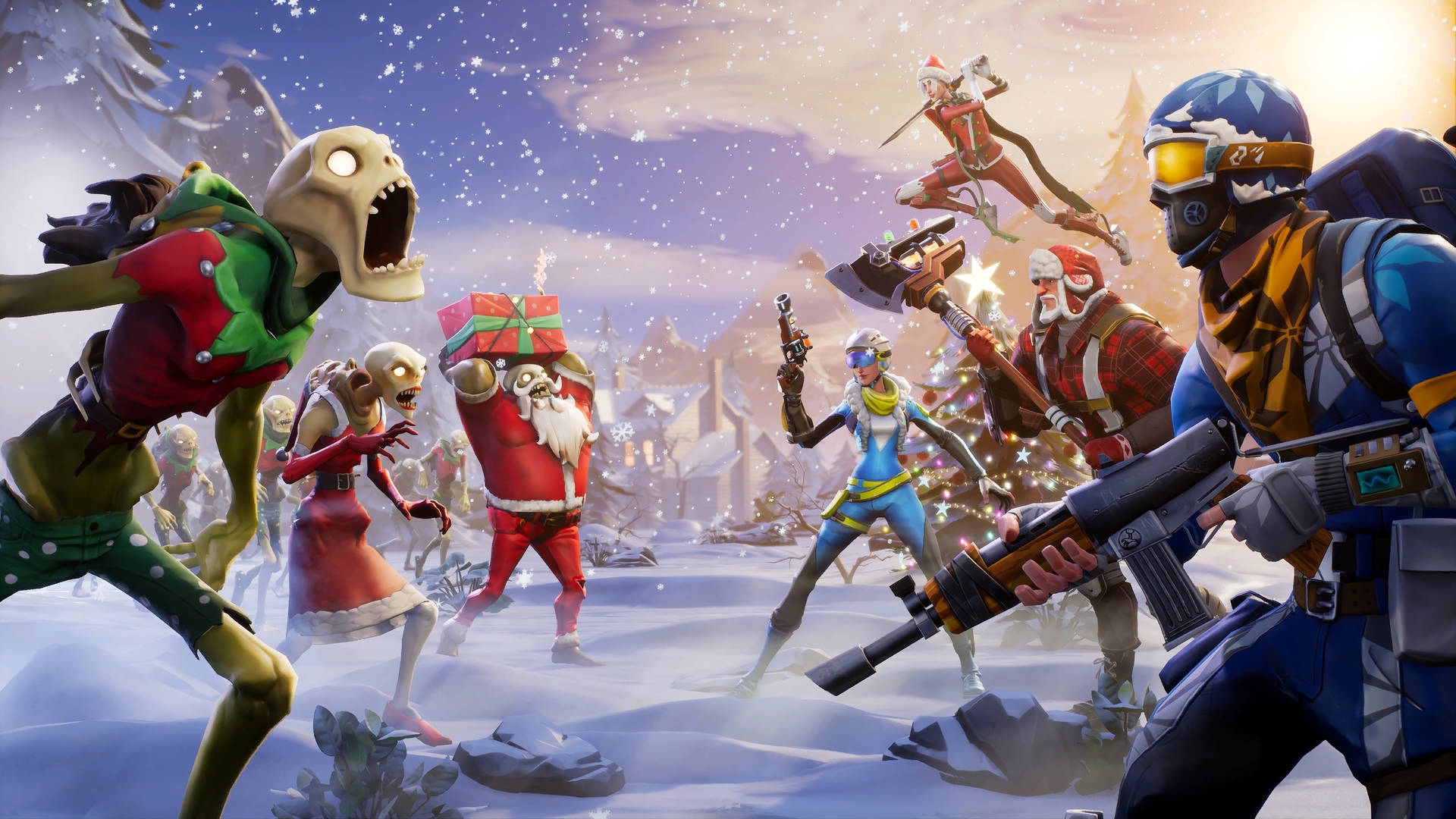 Best Holiday In Fortnite Background