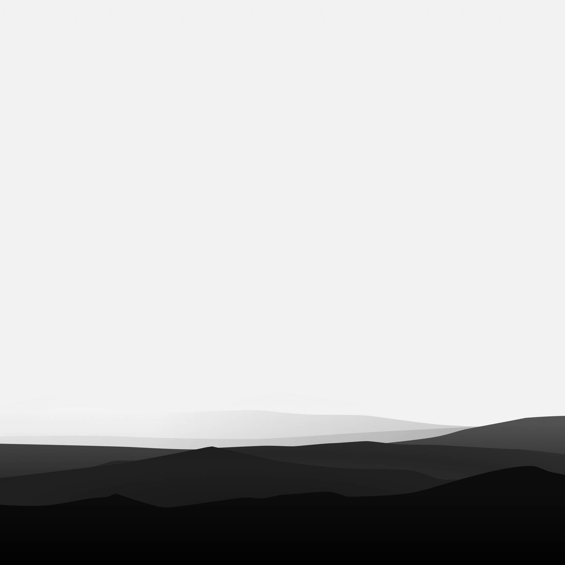 Best Ipad Black Mountain Ridges Background