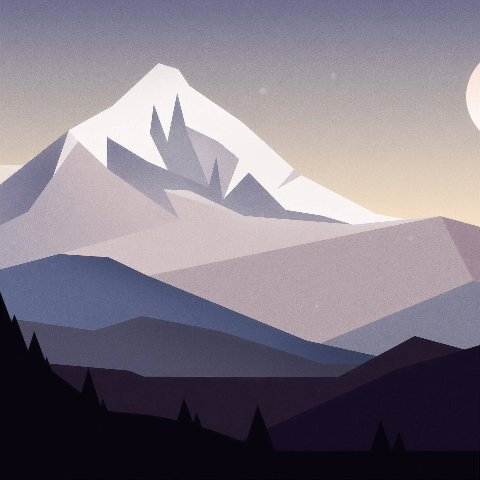 Best Ipad Mountain White Peak Background