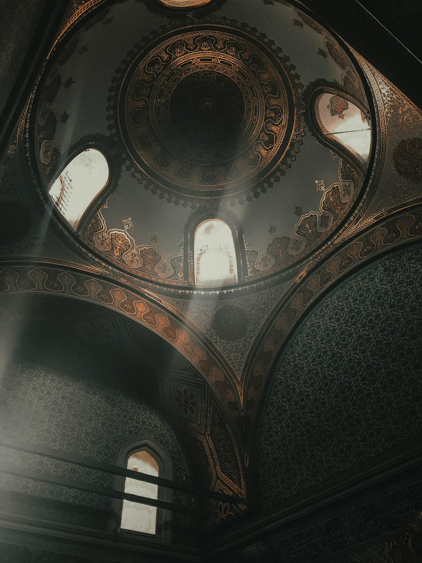 Best Islamic Inside Dome Background