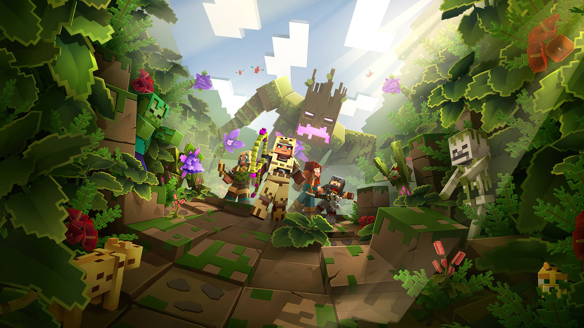 Best Minecraft Dungeons: Jungle Poster Background