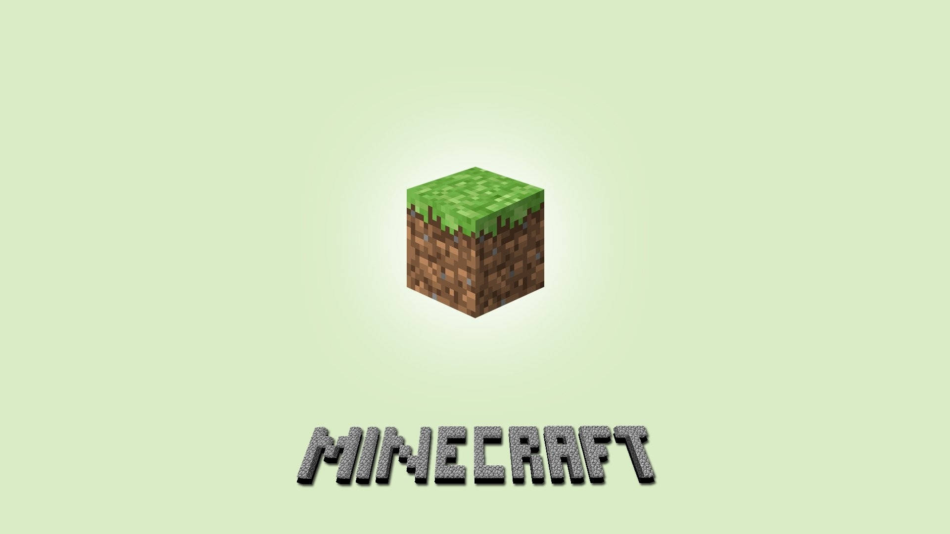 Best Minecraft Grass Block Mint Background
