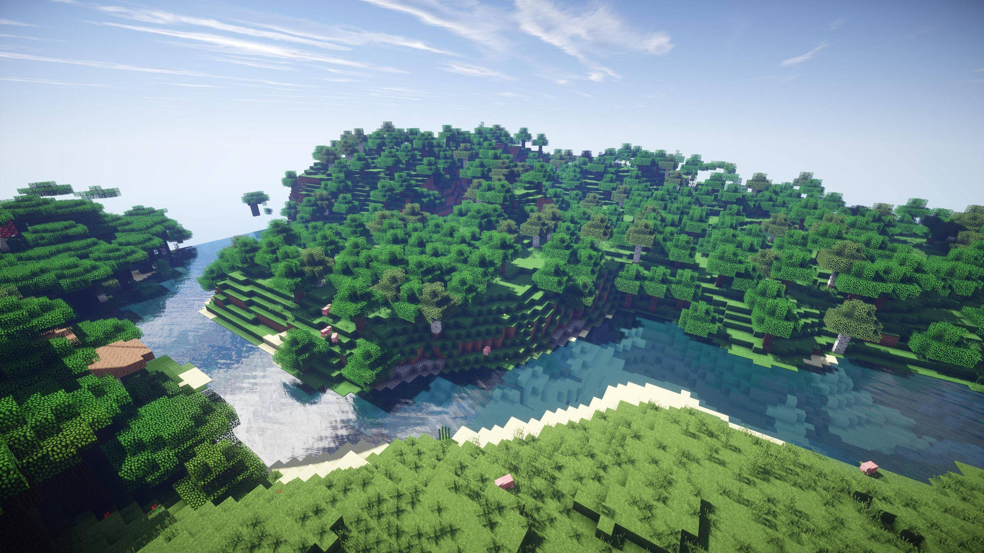 Best Minecraft Islands Background