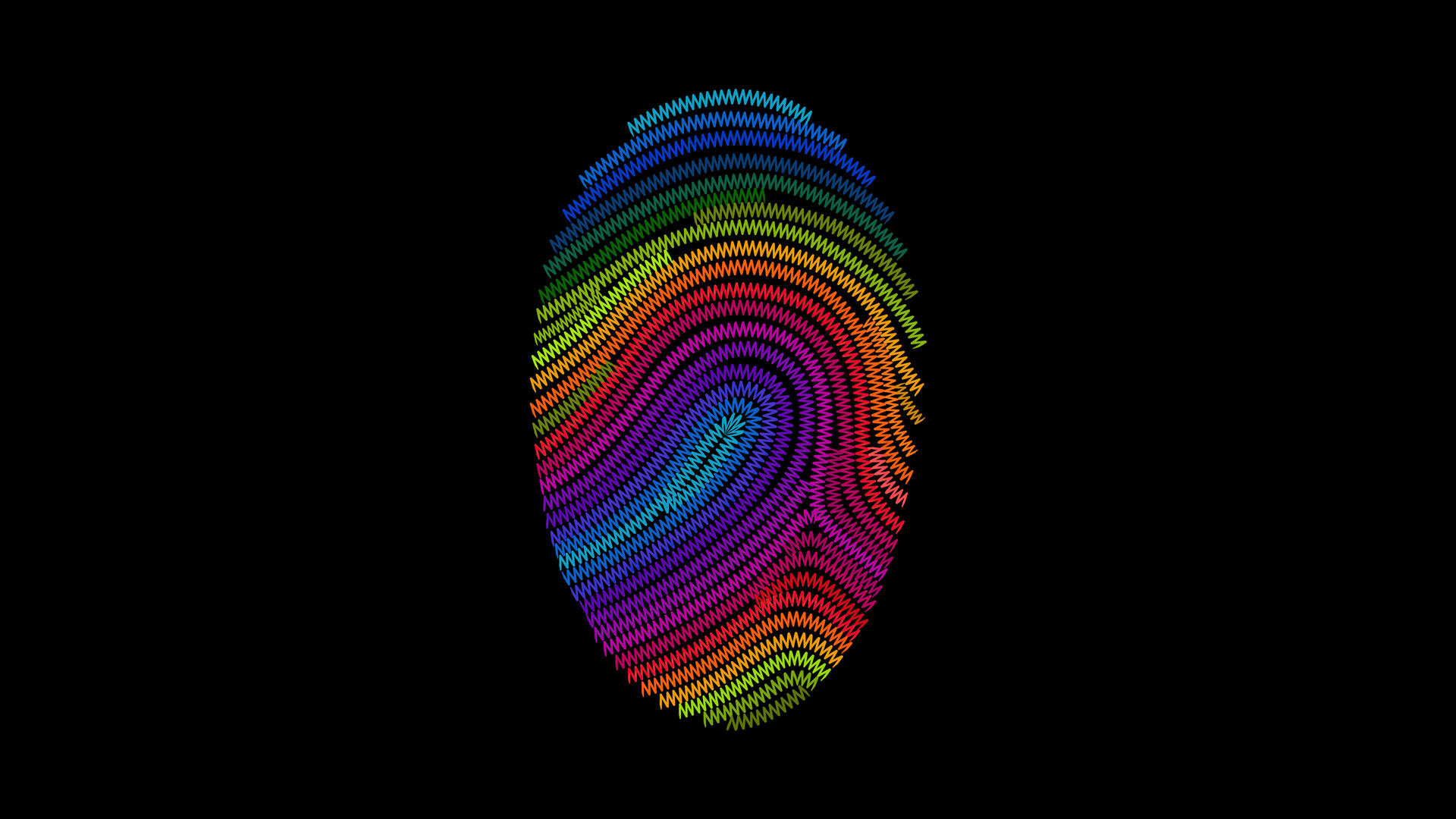 Best Oled Rainbow Fingerprint Background