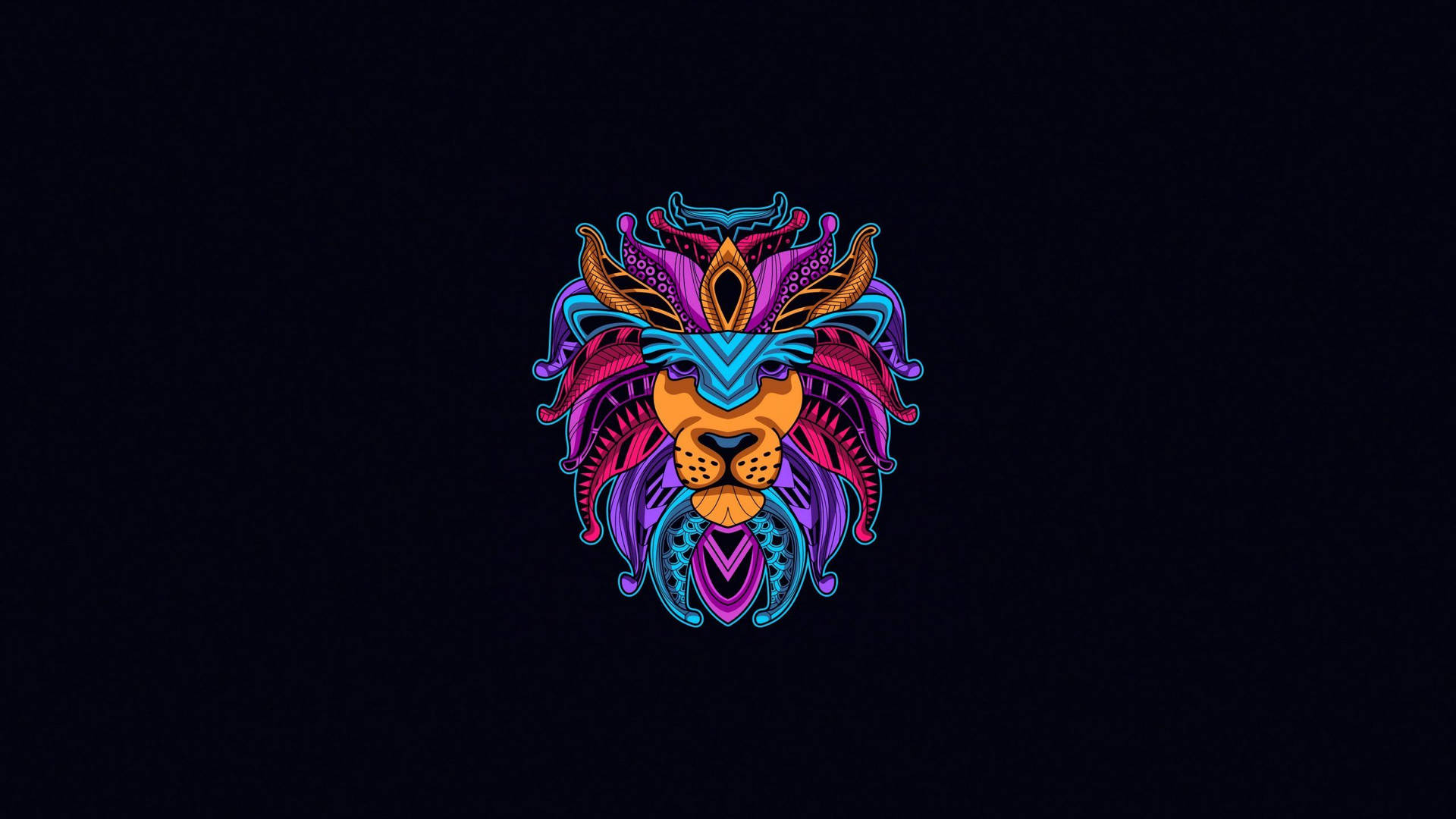 Best Oled Rainbow Lion Background