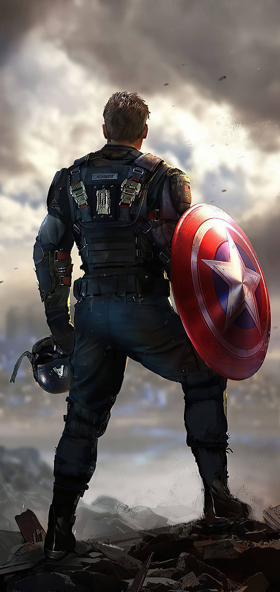 Best Pose Captain America Background