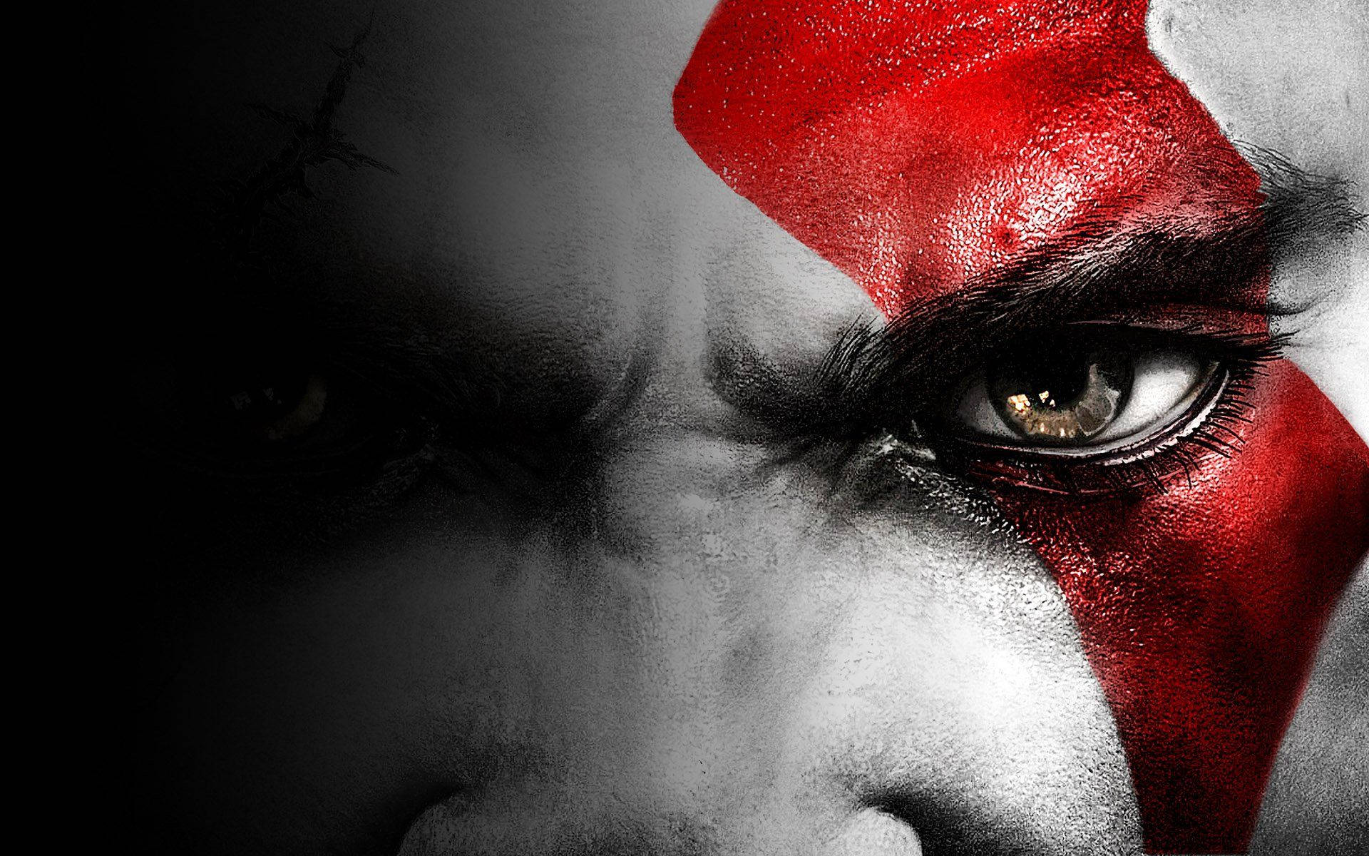 Best Ps4 Kratos Red Mark Background