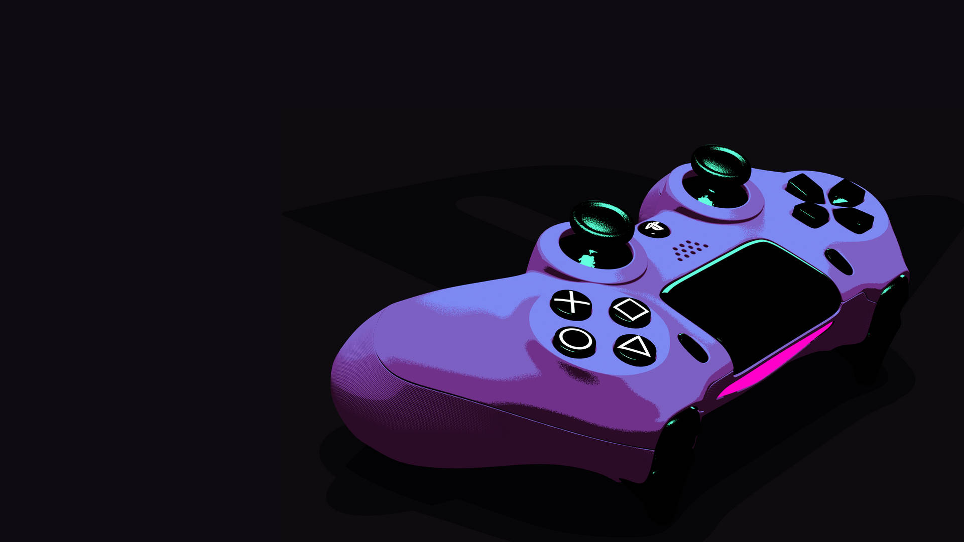 Best Ps4 Pink Controller Vector Background