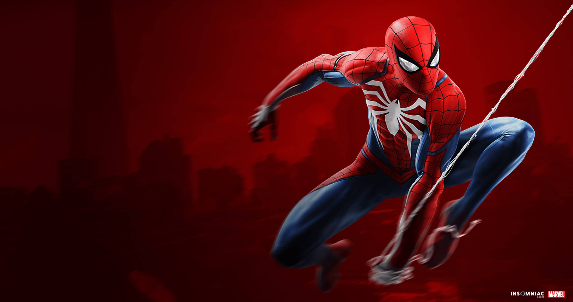 Best Ps4 Swinging Spider-man Background