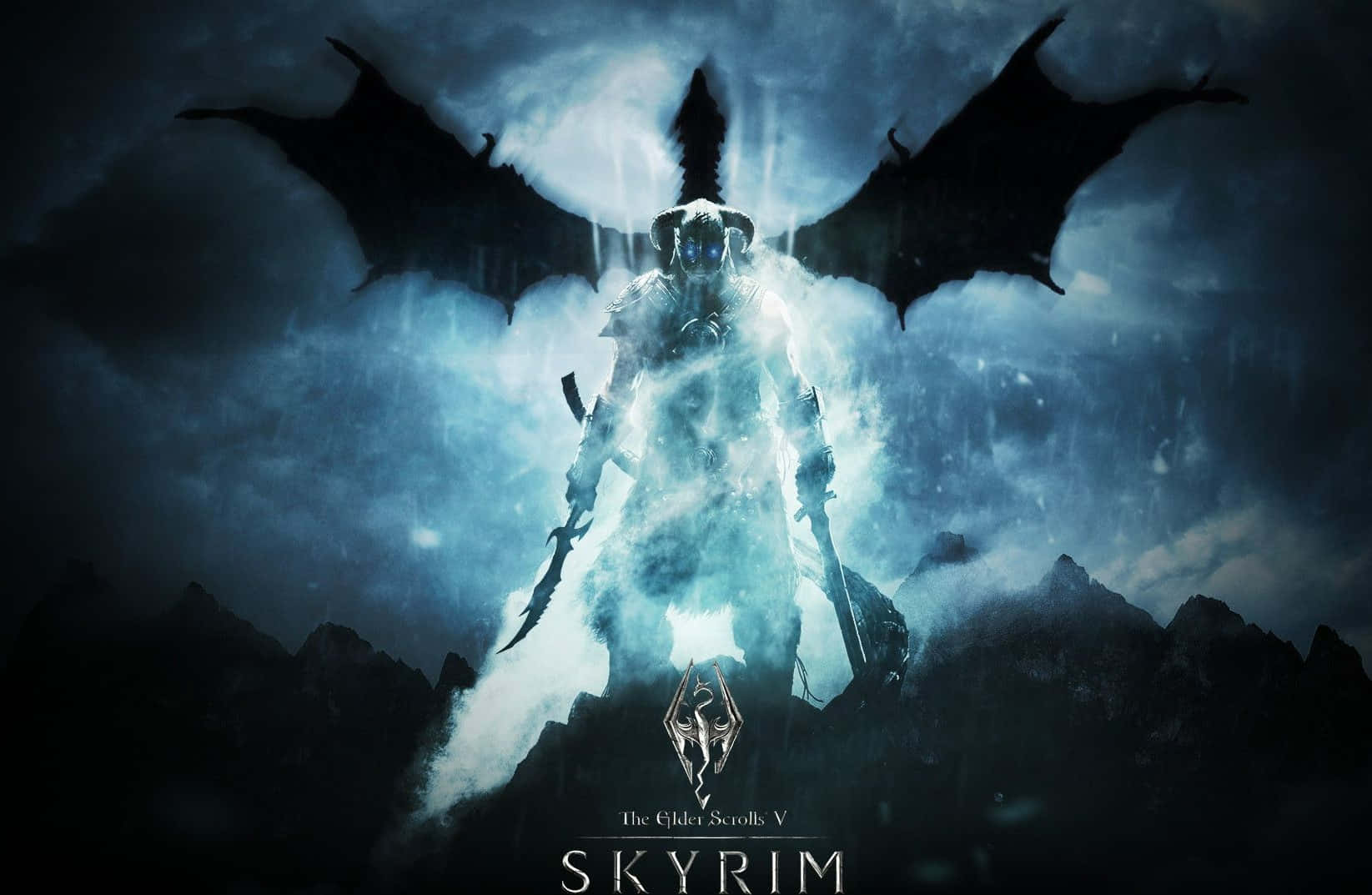 Best Skyrim Video Game Character Poster Background