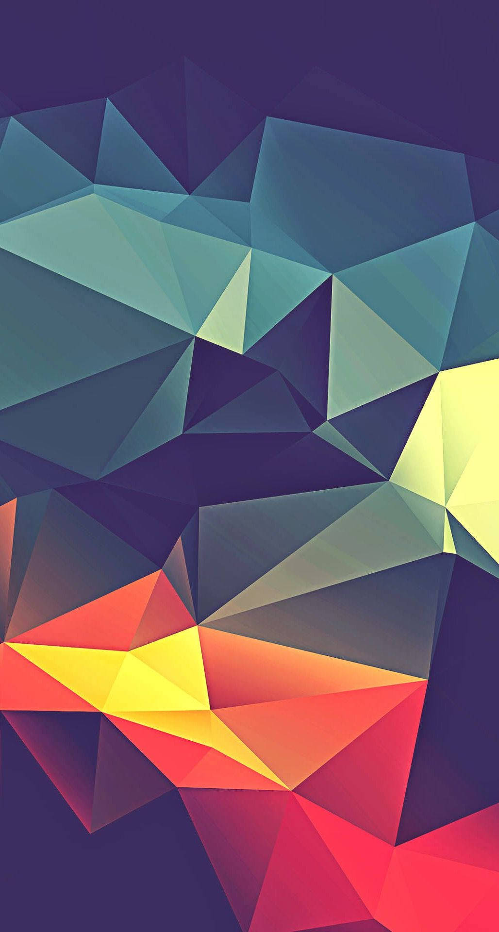 Best Smartphone Colourful Geometric Shapes Background