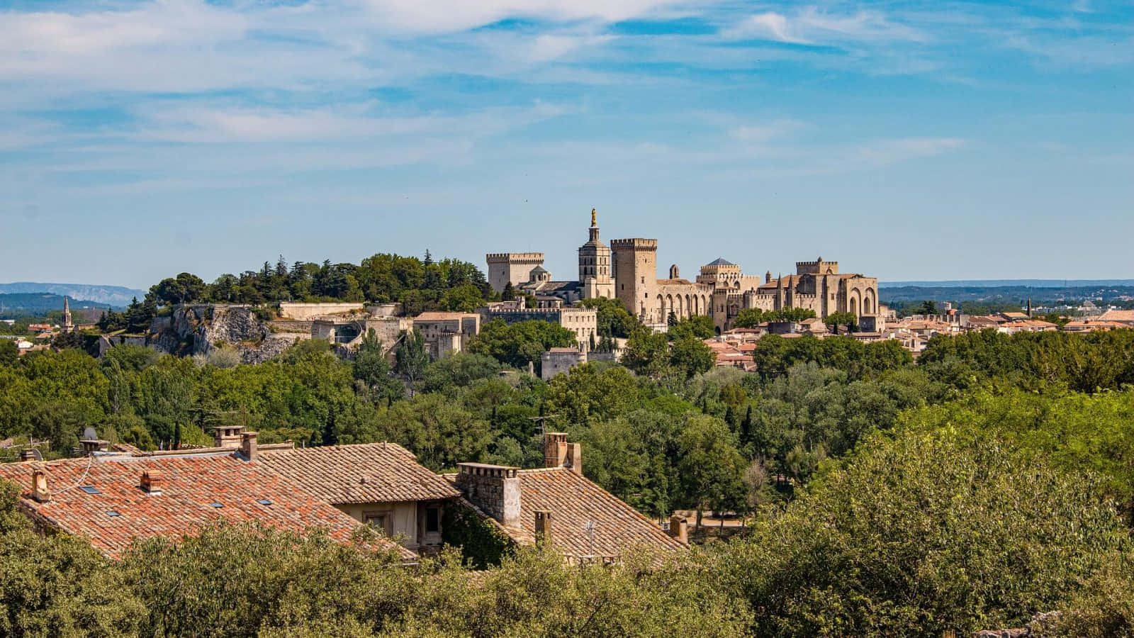Best Time Year Avignon Background