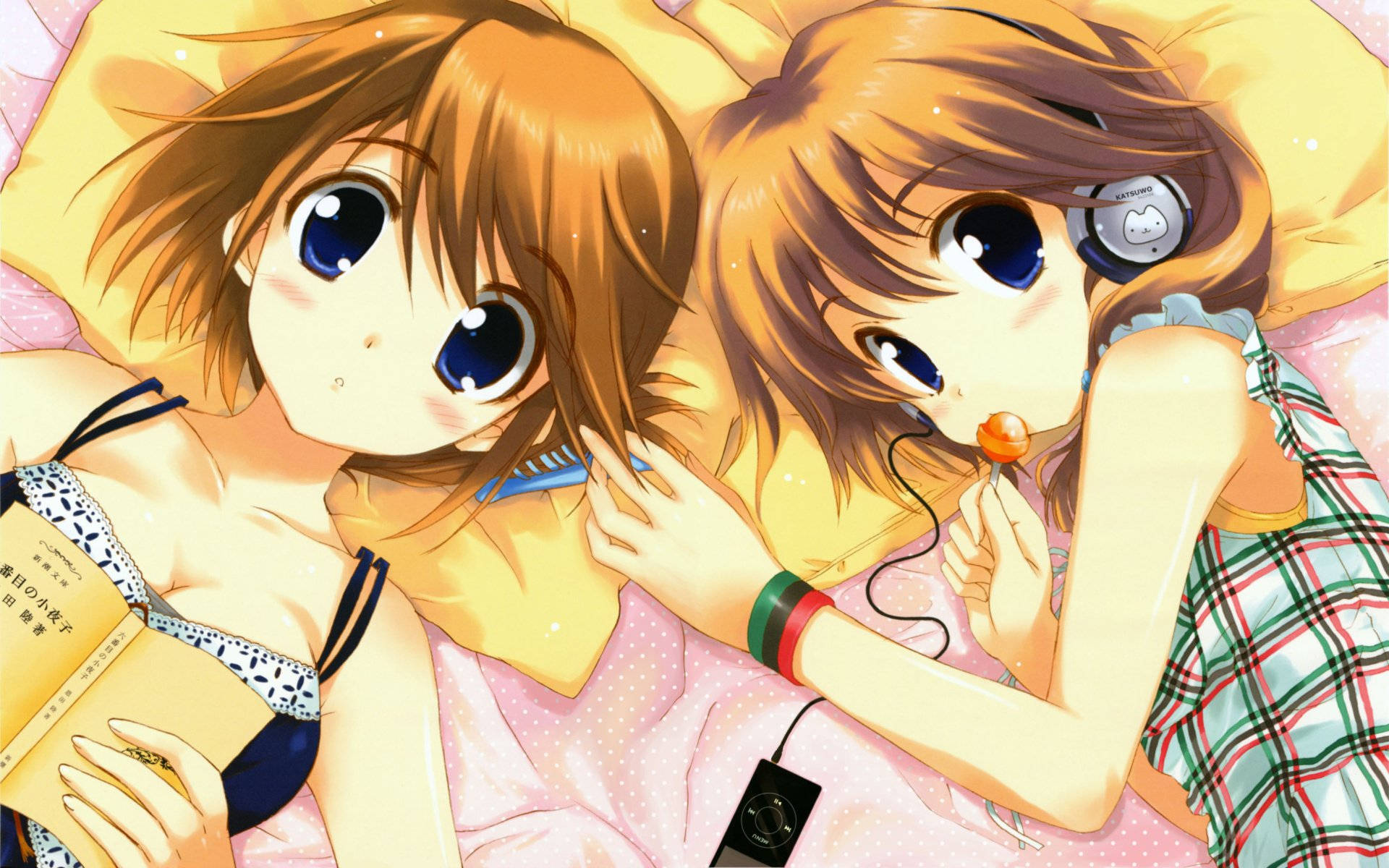 Bestie Anime Girls Background