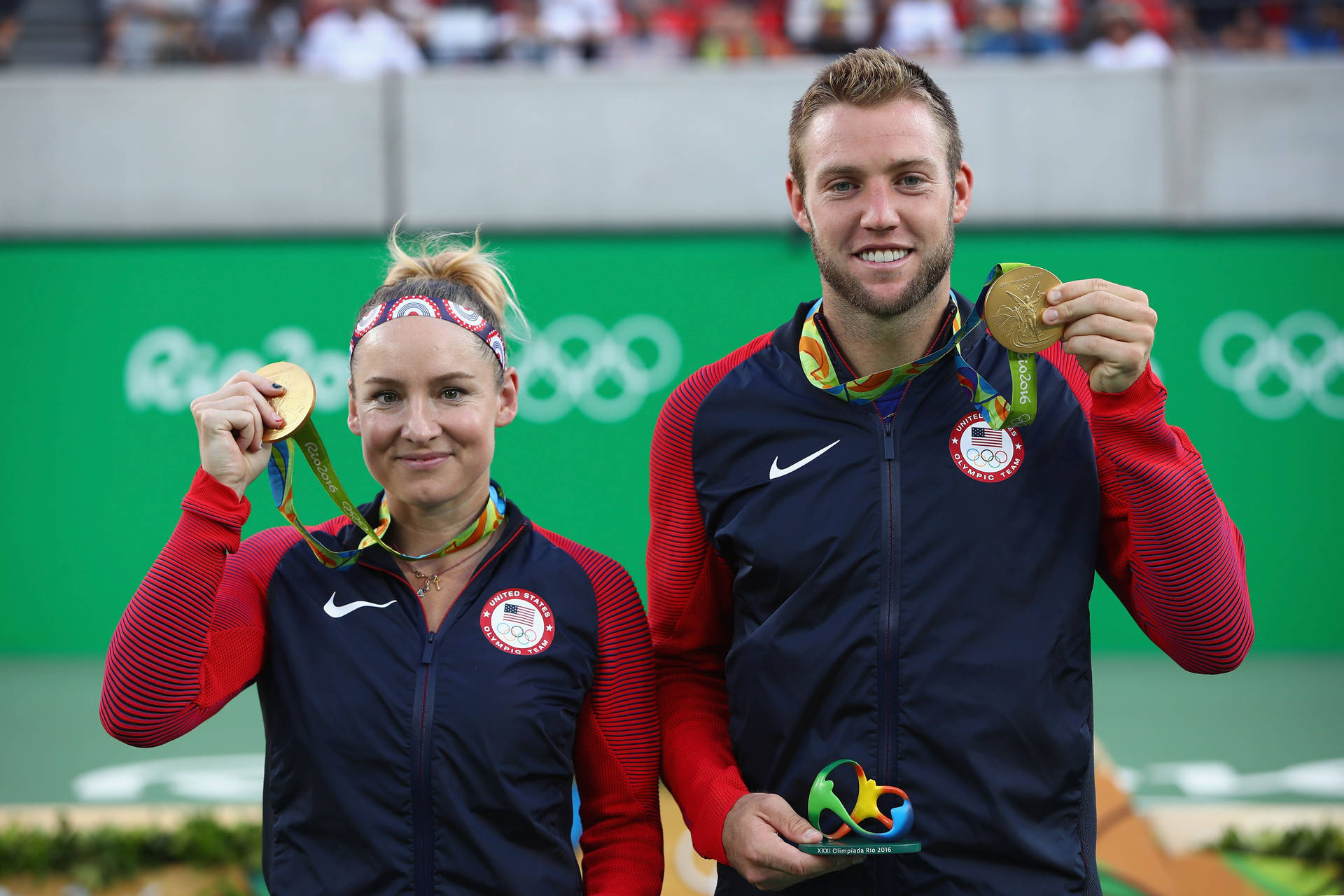 Bethanie Mattek-sands And Jack Sock Background