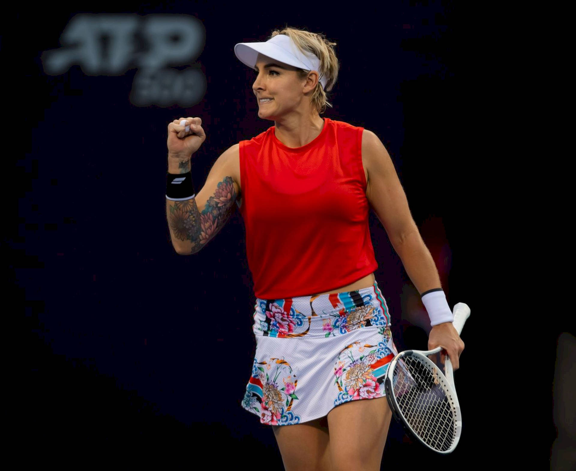 Bethanie Mattek-sands Red Top Background