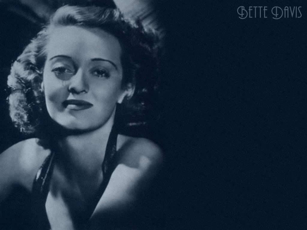 Bette Davis Monochromatic Grey Poster Background