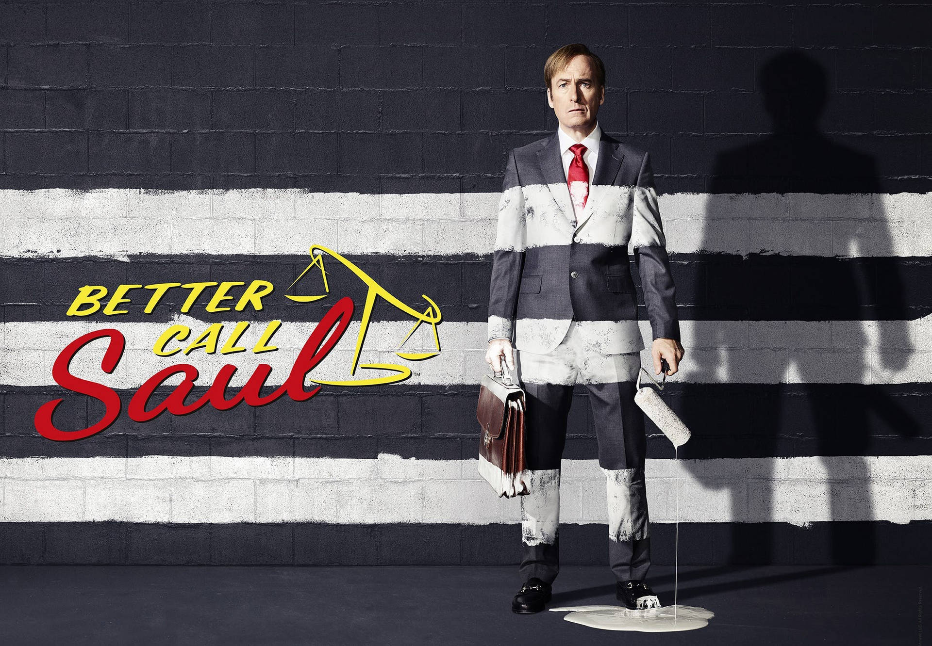 Better Call Saul Paint Stripes Background