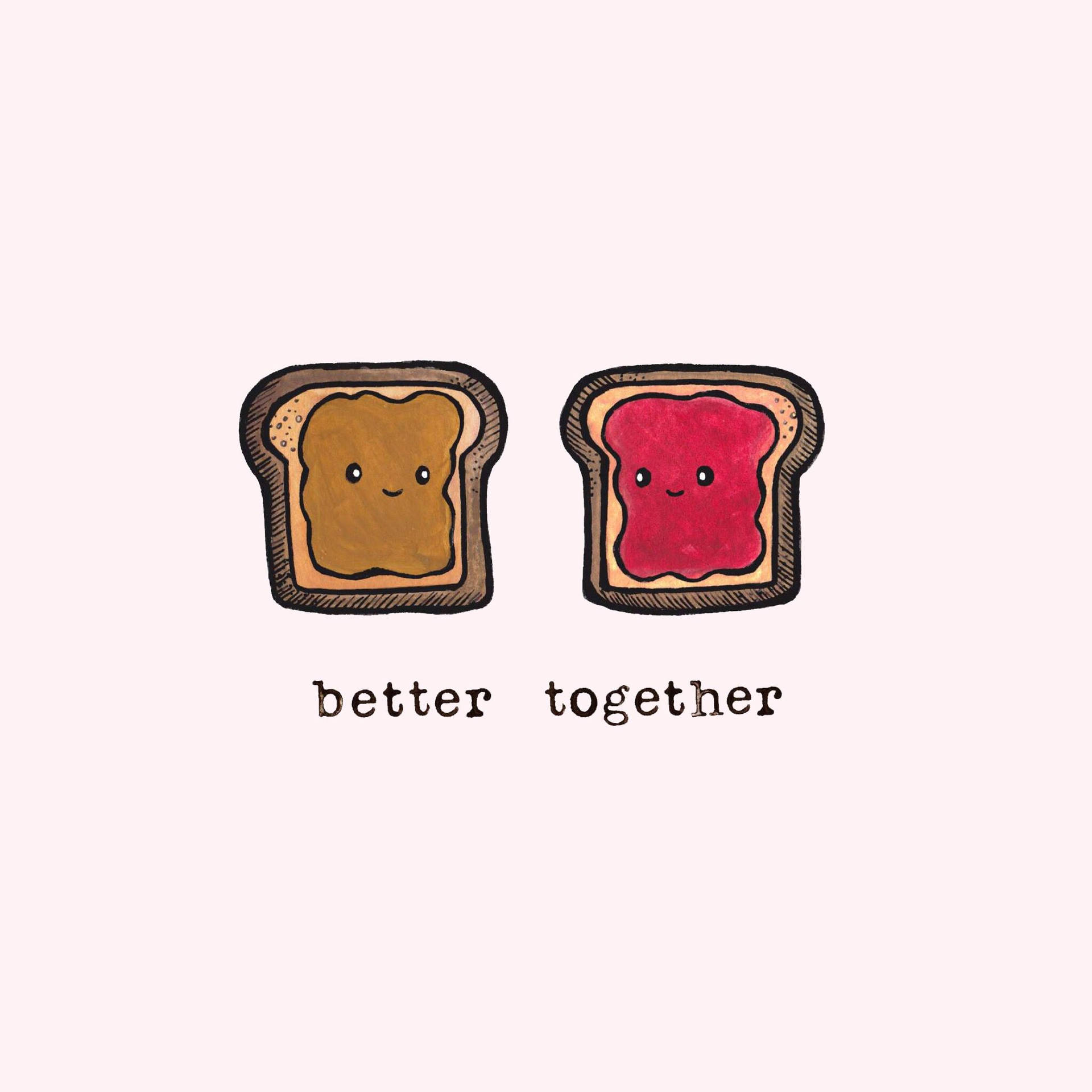 Better Together Sandwich Background