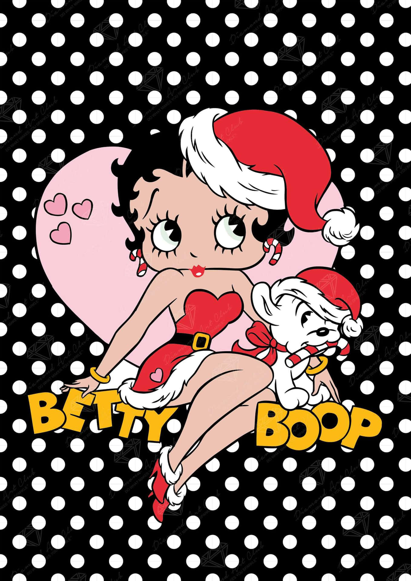 Betty Boo Christmas Wallpaper Background