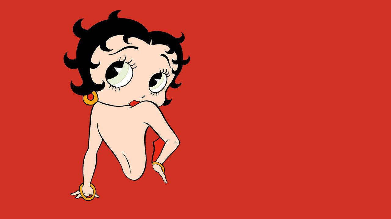 Betty Boop Classic Red Background