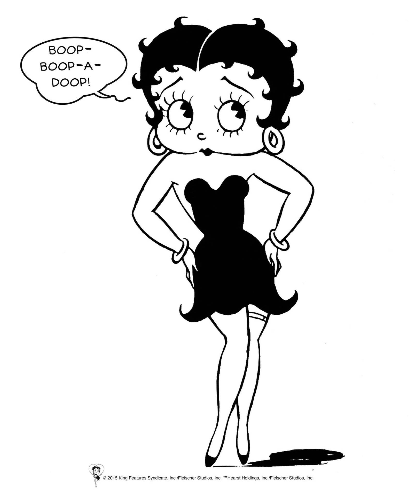 Betty Boop Comic Art Background