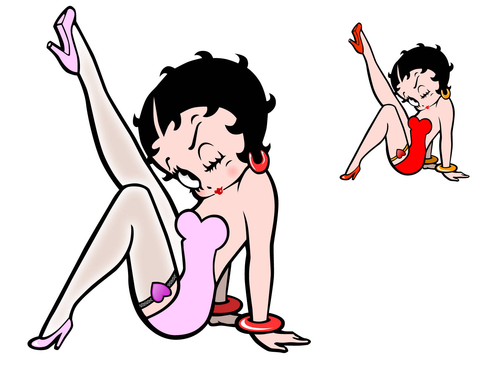 Betty Boop Pretty Cartoon Background