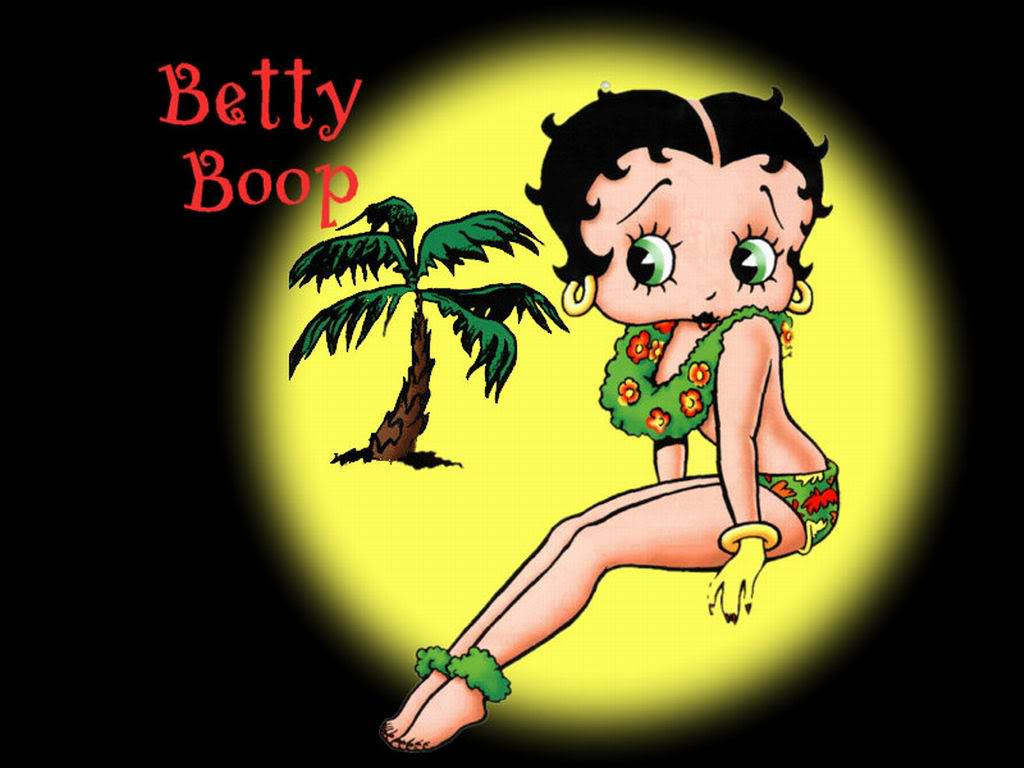 Betty Boop Summer Fashion Background